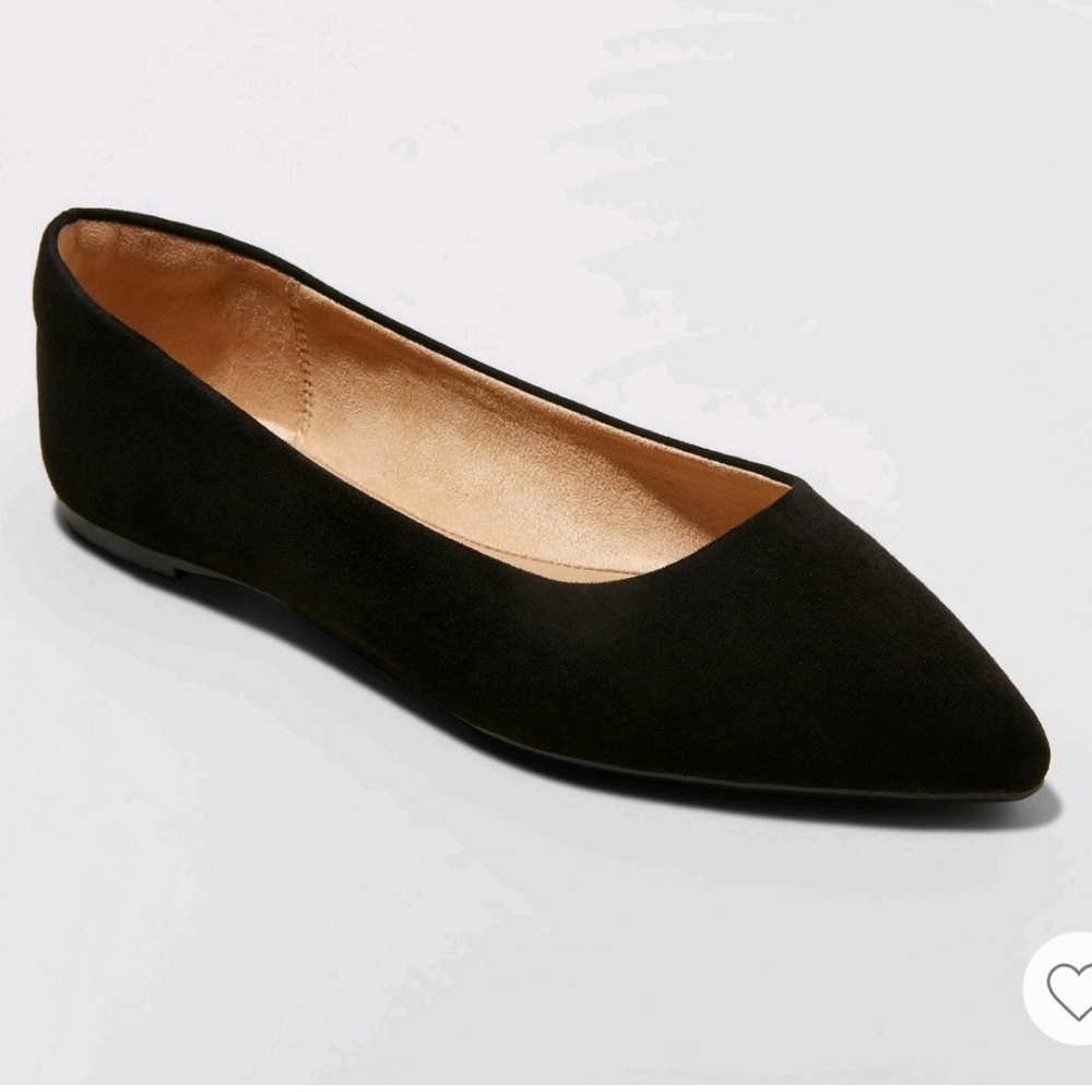 A New Day Women's Corinna Ballet Flats with Memory Foam Insole 7.5 wide